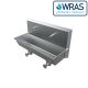 Two Station Knee Push Operated Hand Wash Station Sink