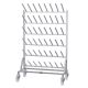 Mobile Single Sided Boot Rack - 24 Pairs