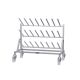 12 pair mobile single sided boot rack