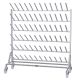 Mobile Single Sided Boot Rack - 36 Pairs