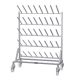 Mobile Single Sided Boot Rack - 20 Pairs
