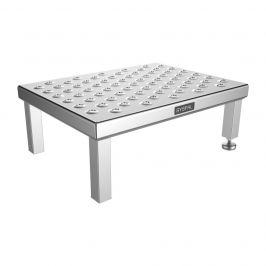 Static Stainless Steel Access Step Unit - Platform