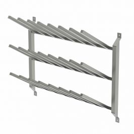 12 pair wall mounted boot rack