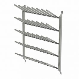 20 pair wall mounted boot rack
