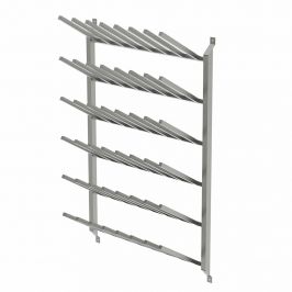 24 pair wall mounted boot rack