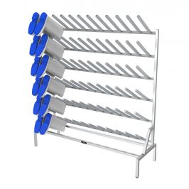 Static Single Sided Boot Rack - 36 Pairs - 521-009138