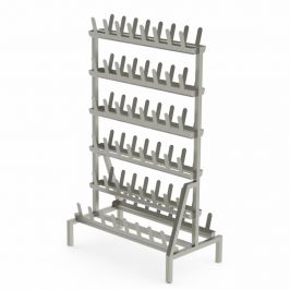 48 pair static double sided shoe rack