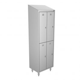 Four Door 'Deluxe' Stainless Steel Lockers