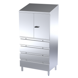 Combination Locker - 4 Drawers 1 Compartment