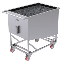 Stainless Steel Mobile Cold Mix Tank