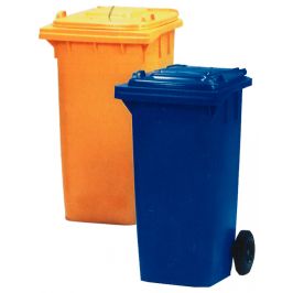 Wheelie Bins and Waste Containers Blue & Yellow