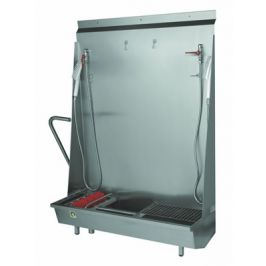 Apron and Boot Washer Cabinet