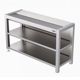 Steel shoe shop cabinet