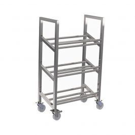 Stainless Steel 2 X 3 Ingredient Trolley