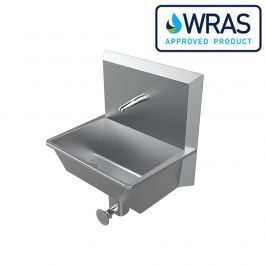 Knee Push Operated Hand Wash Station Sink - One Station