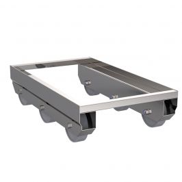 Stainless Steel 600 X 400 Medium Duty Roller Bogie