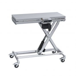 Weighscale on electric lift table