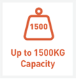 upto 1500kg capacity